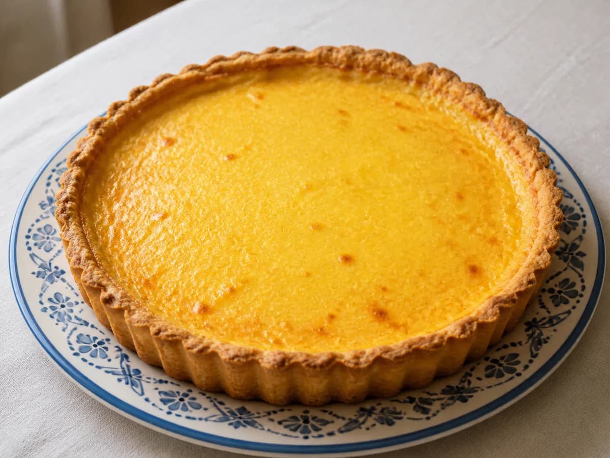 Tarte de Laranja com Massa Amanteigada