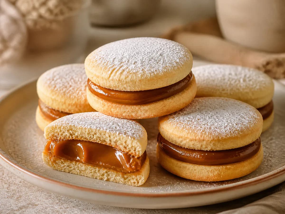 Alfajores com Doce de Leite
