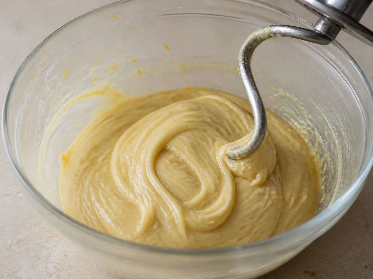 Preparação de Argolinhas Fritas com Limão e Canela durante a confeção