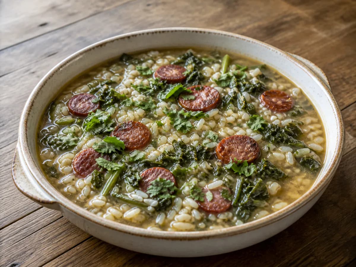 Arroz de Espigos com Chouriço