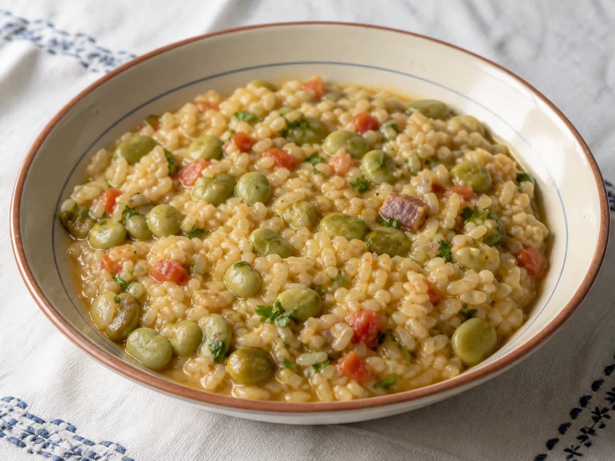 Arroz de Favas com Coentros