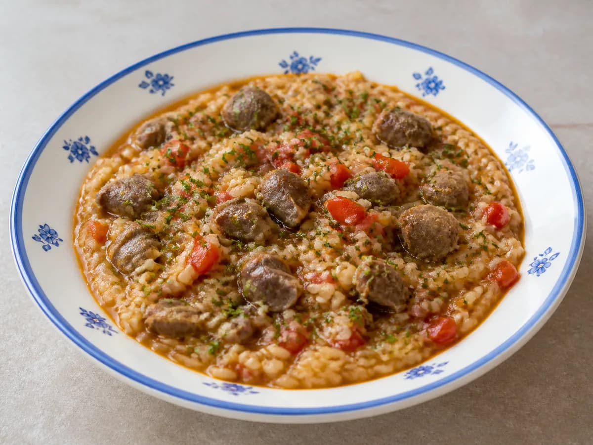 Arroz de Miudezas de Frango
