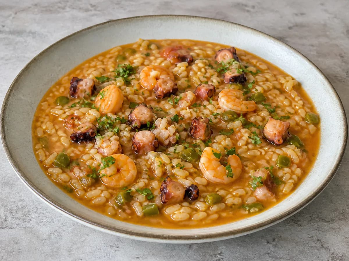 Arroz de Polvo com Camarão