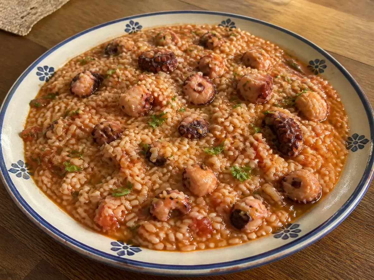 Arroz de Polvo Receita do Chefe