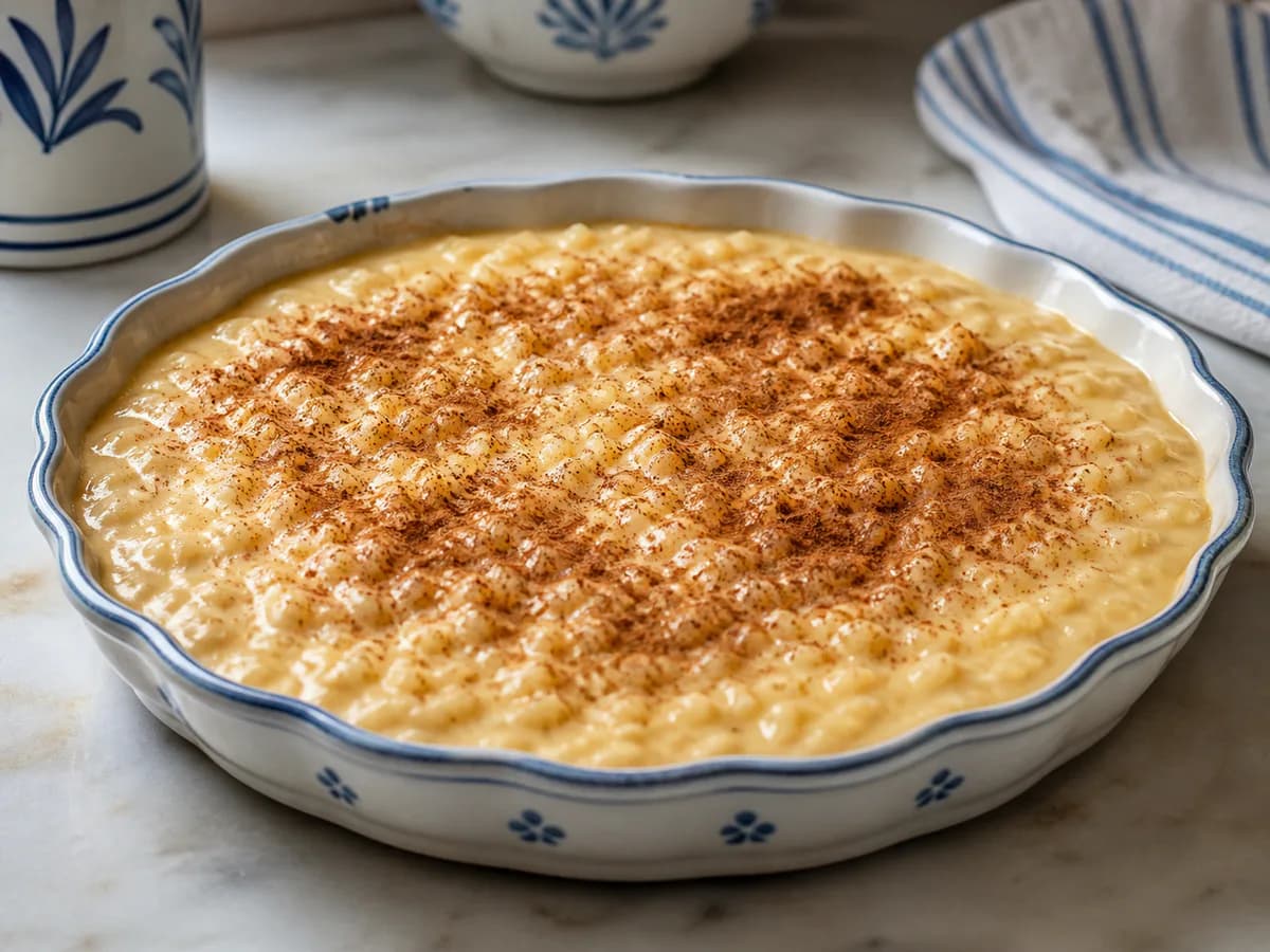 Arroz Doce com Seis Gemas