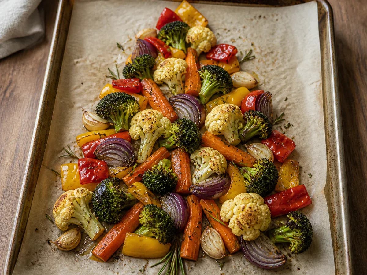 Árvore de Legumes Assados