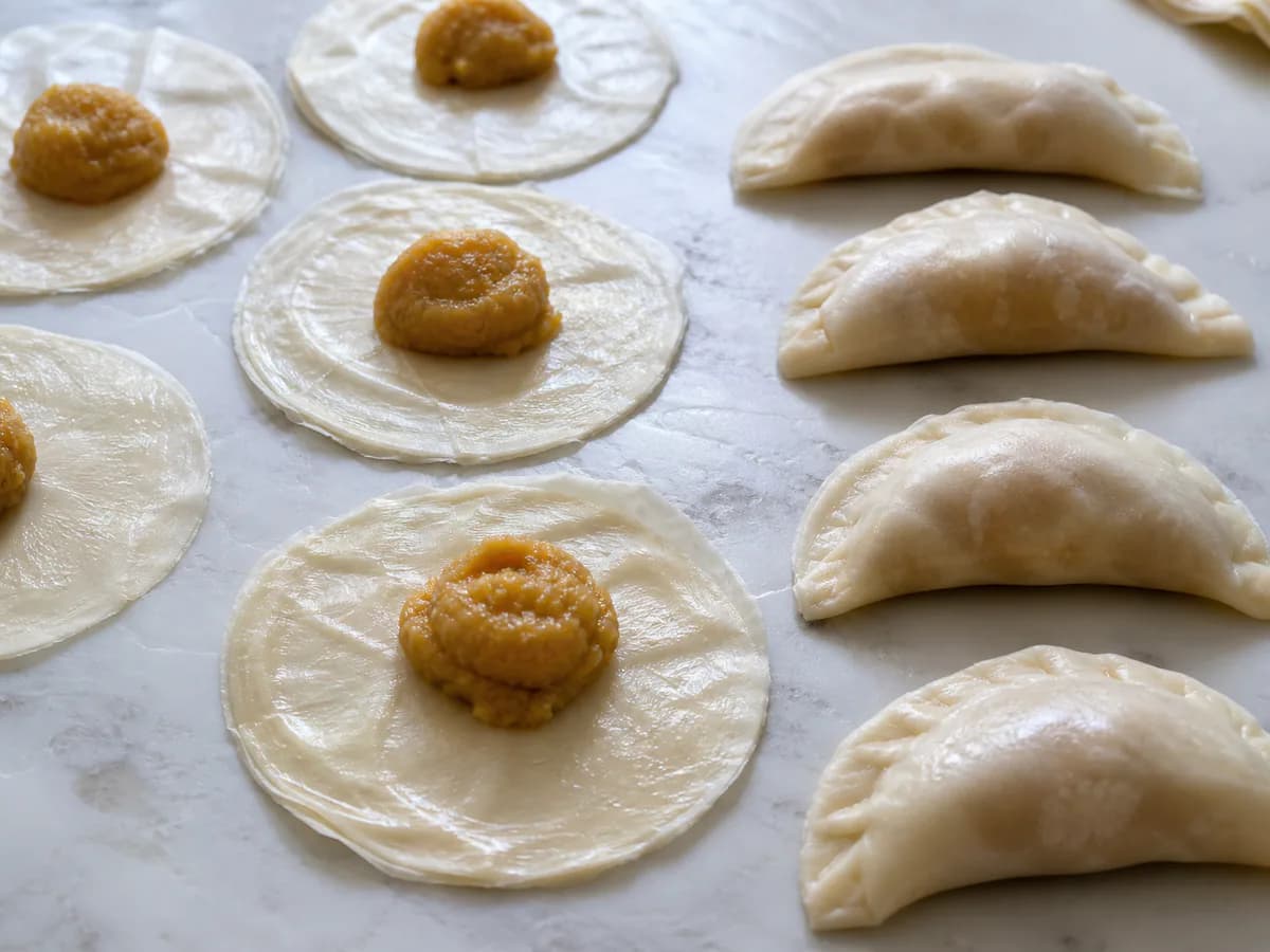 Preparação de Azevias de Grão durante a confeção