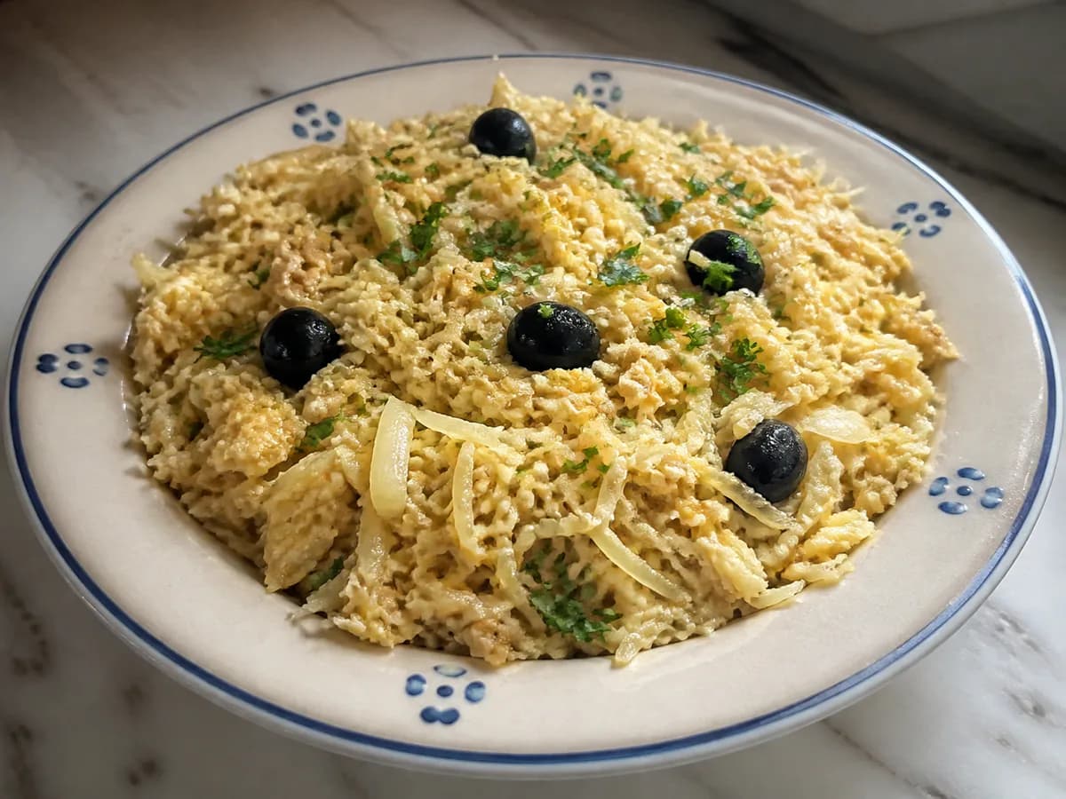 Bacalhau à Brás com Quatro Ovos