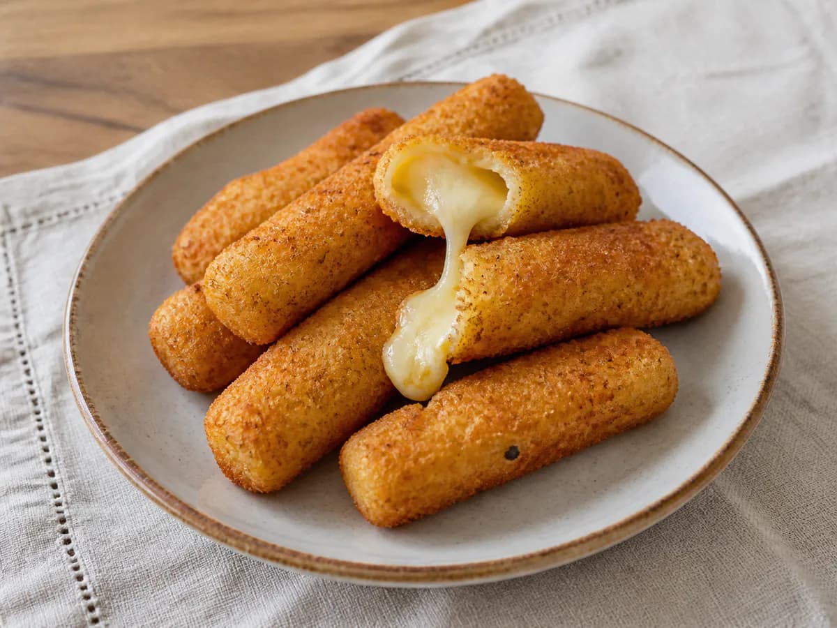 Barrinhas de Queijo Crocantes