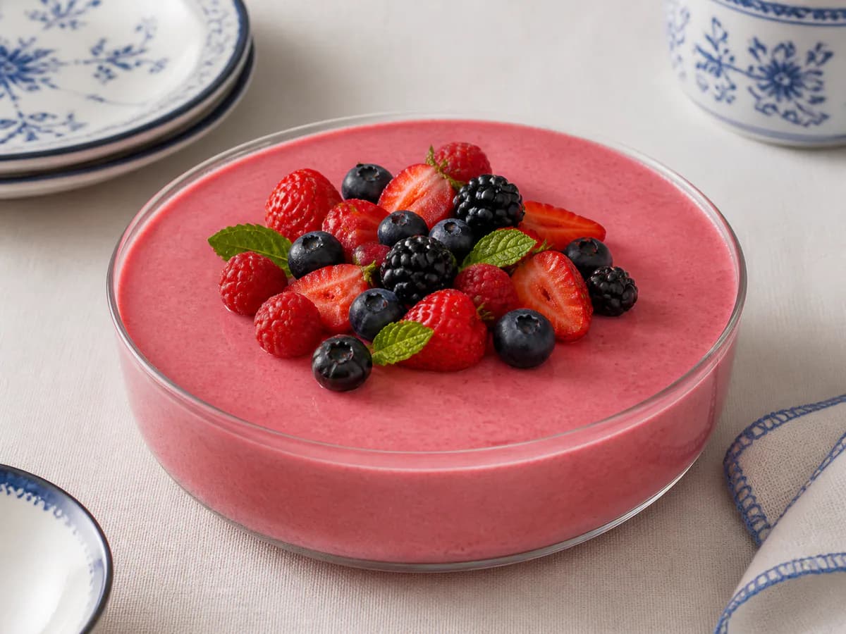 Bavaroise de Frutos Vermelhos