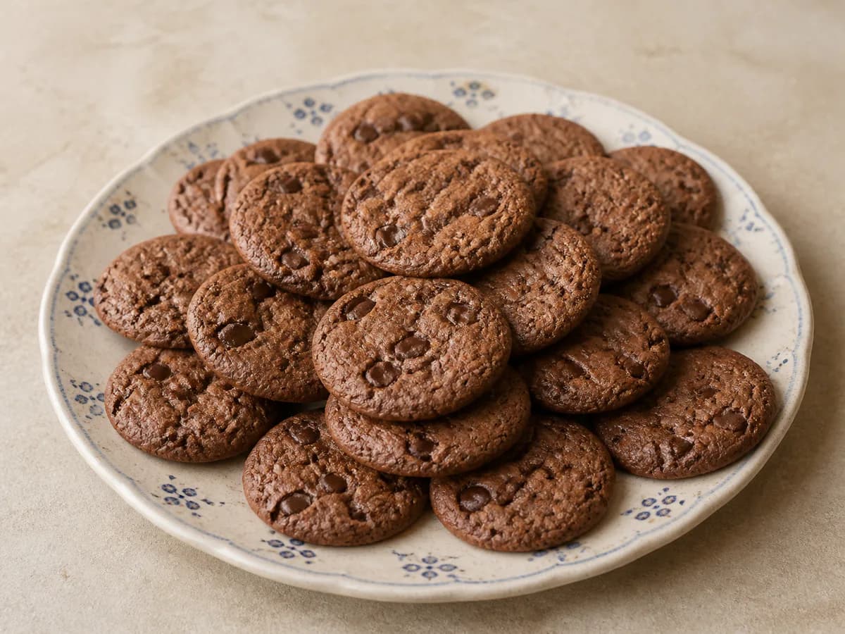 Biscoitos de Chocolate Rápidos