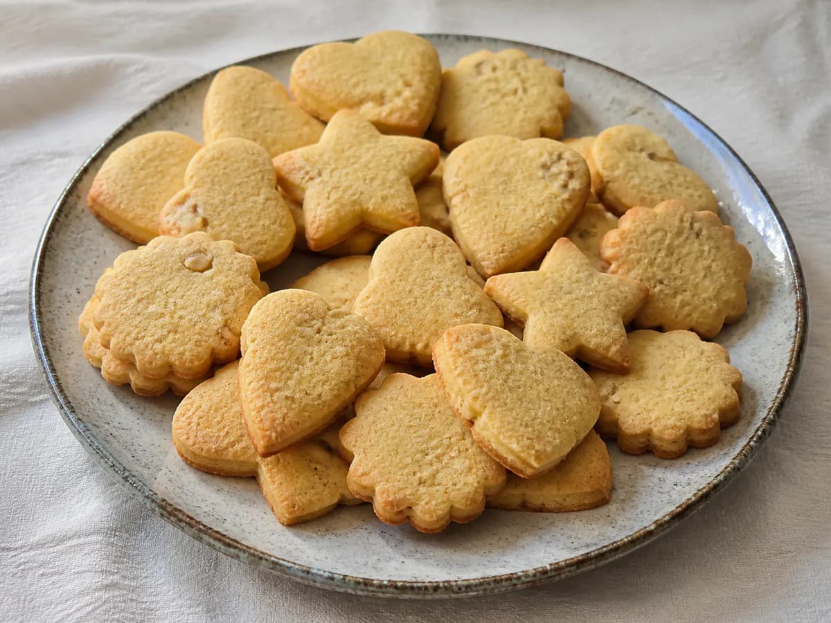 Biscoitos de Milho e Amêndoa