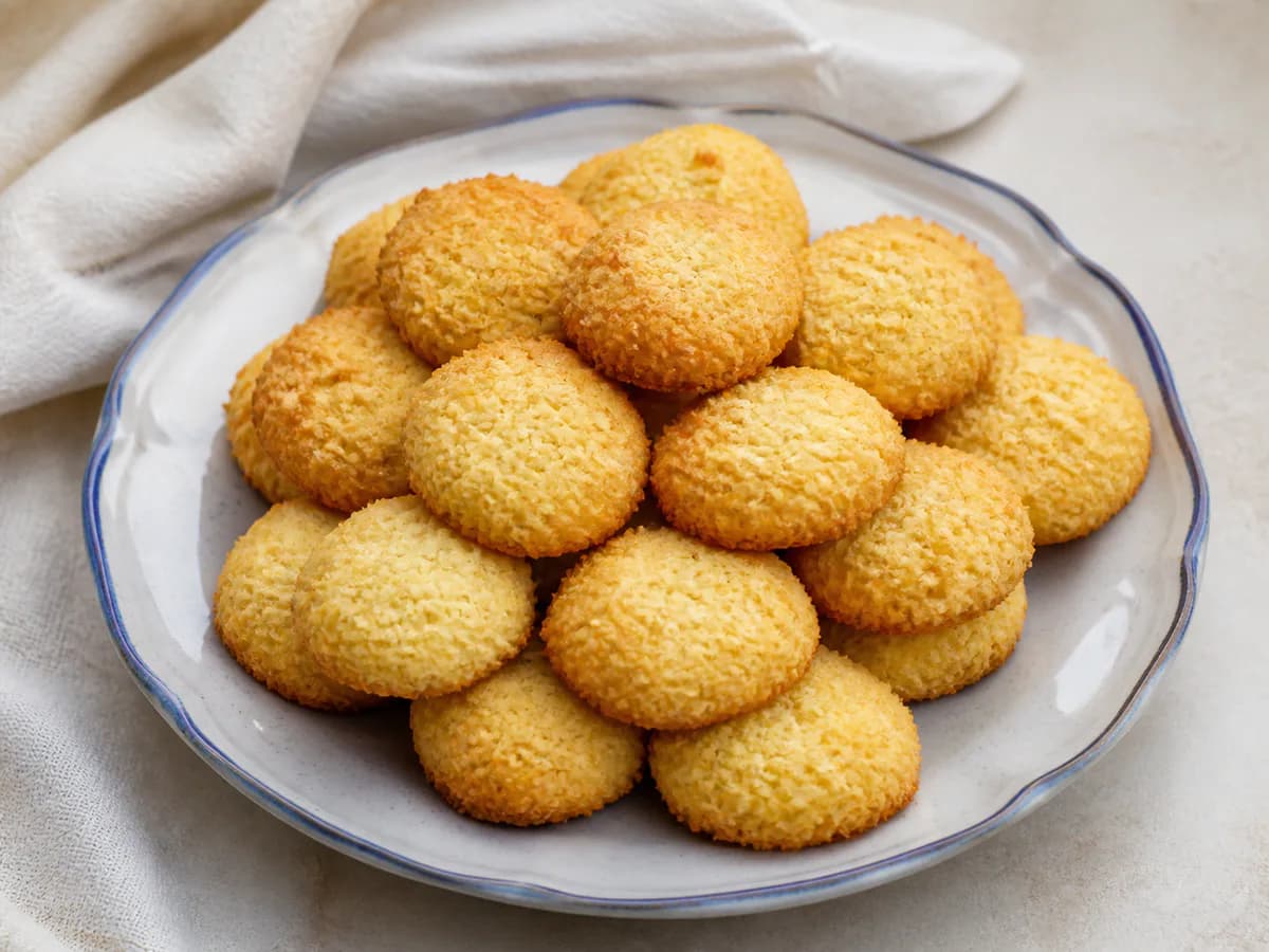 Bolachas de Coco e Laranja