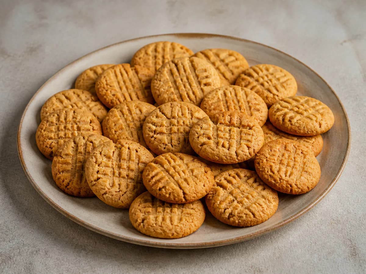 Bolachas de Manteiga de Amendoim