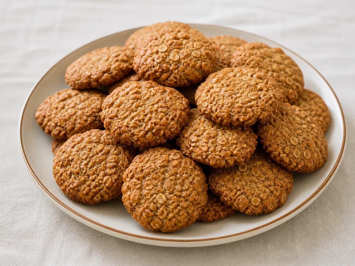 Bolachas de Mel e Aveia