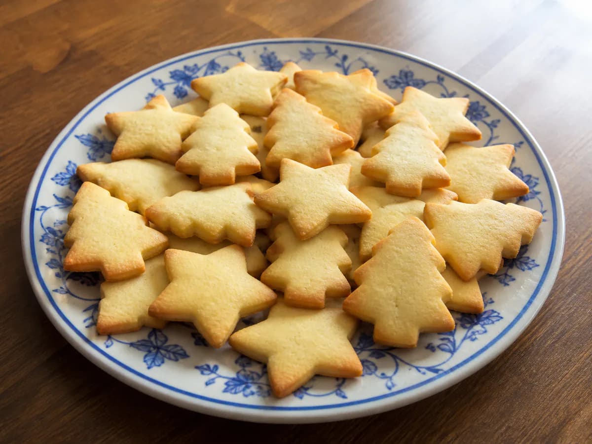 Bolachas Simples de Natal
