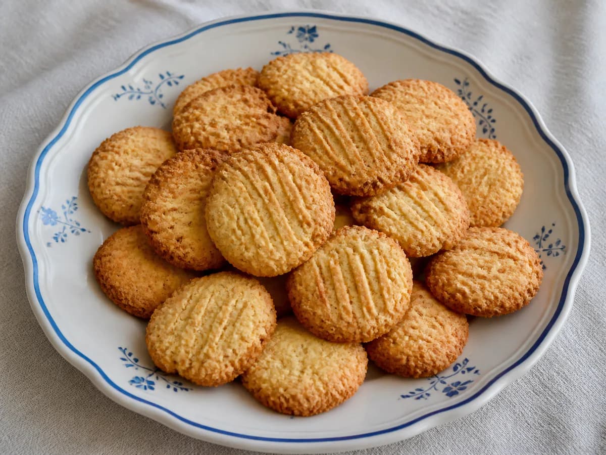 Bolachinhas de Coco e Canela com Limão