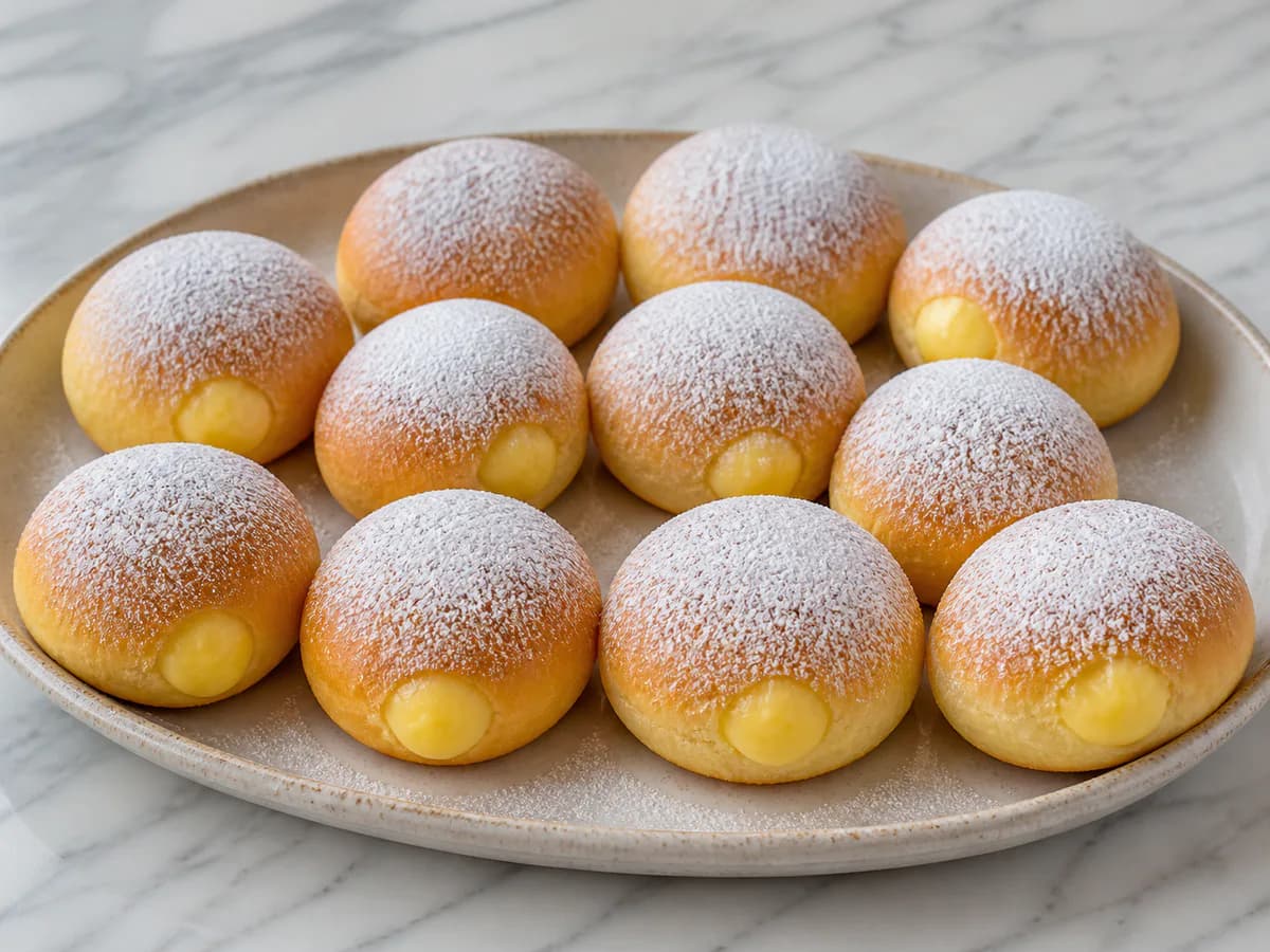 Bolas de Berlim Assadas no Forno