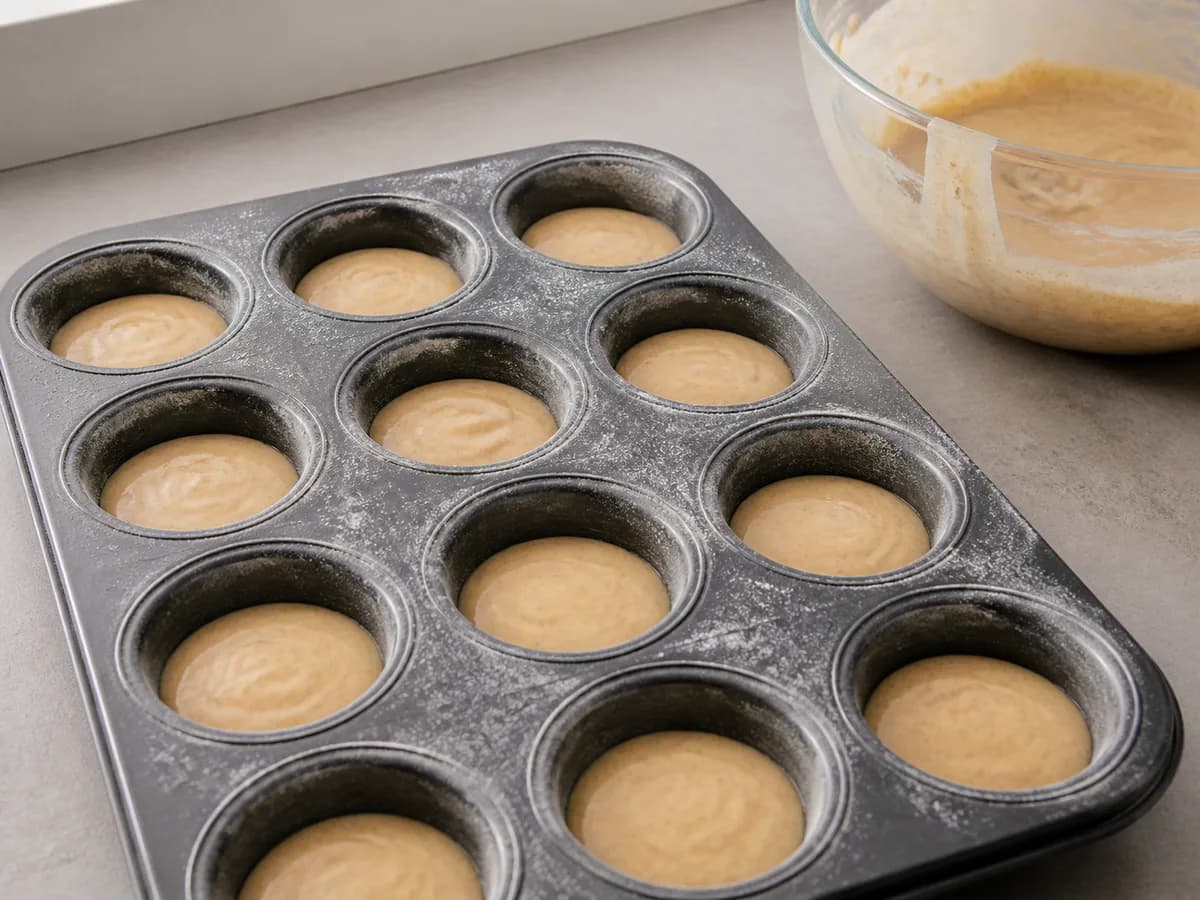 Preparação de Bolinhos de Amor e Canela durante a confeção