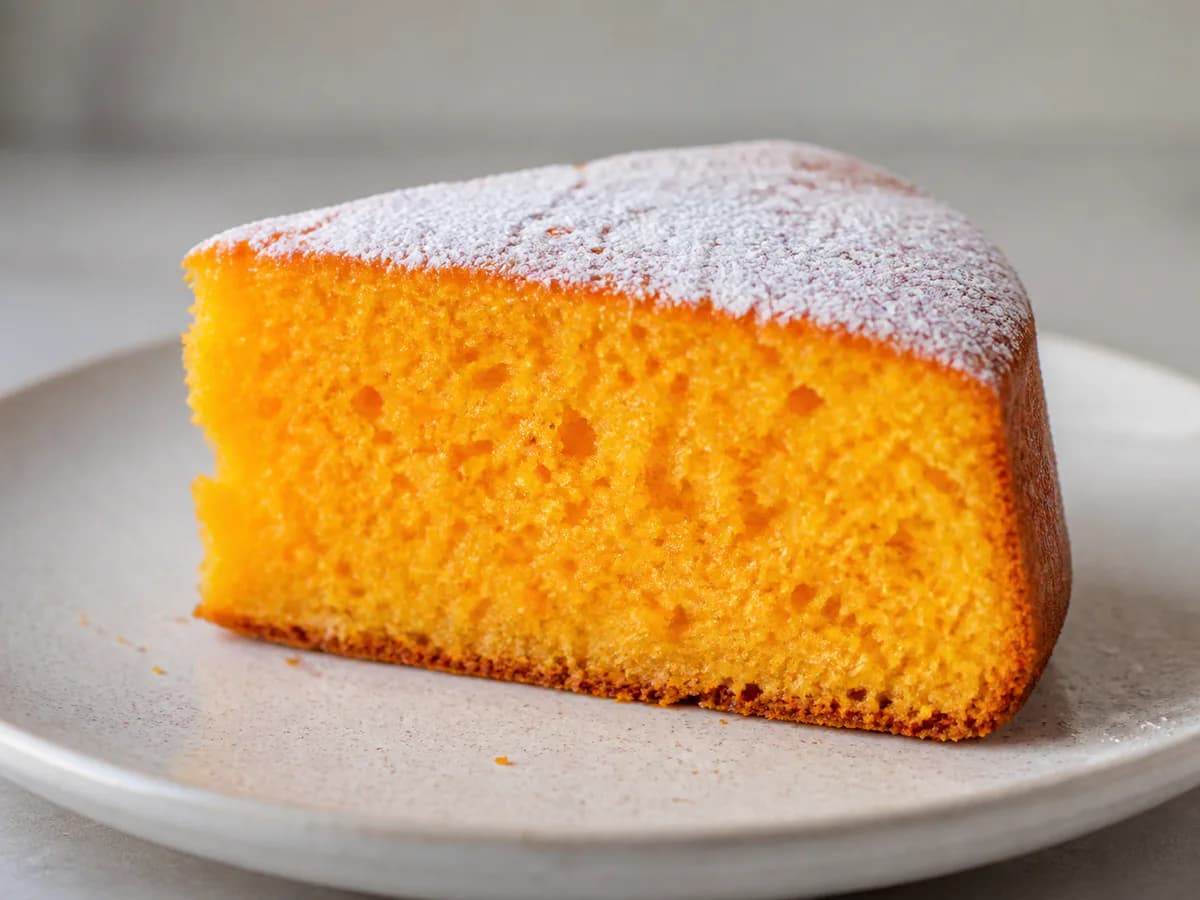 Pormenor de uma porção de Bolinhos de Cenoura Fofinhos
