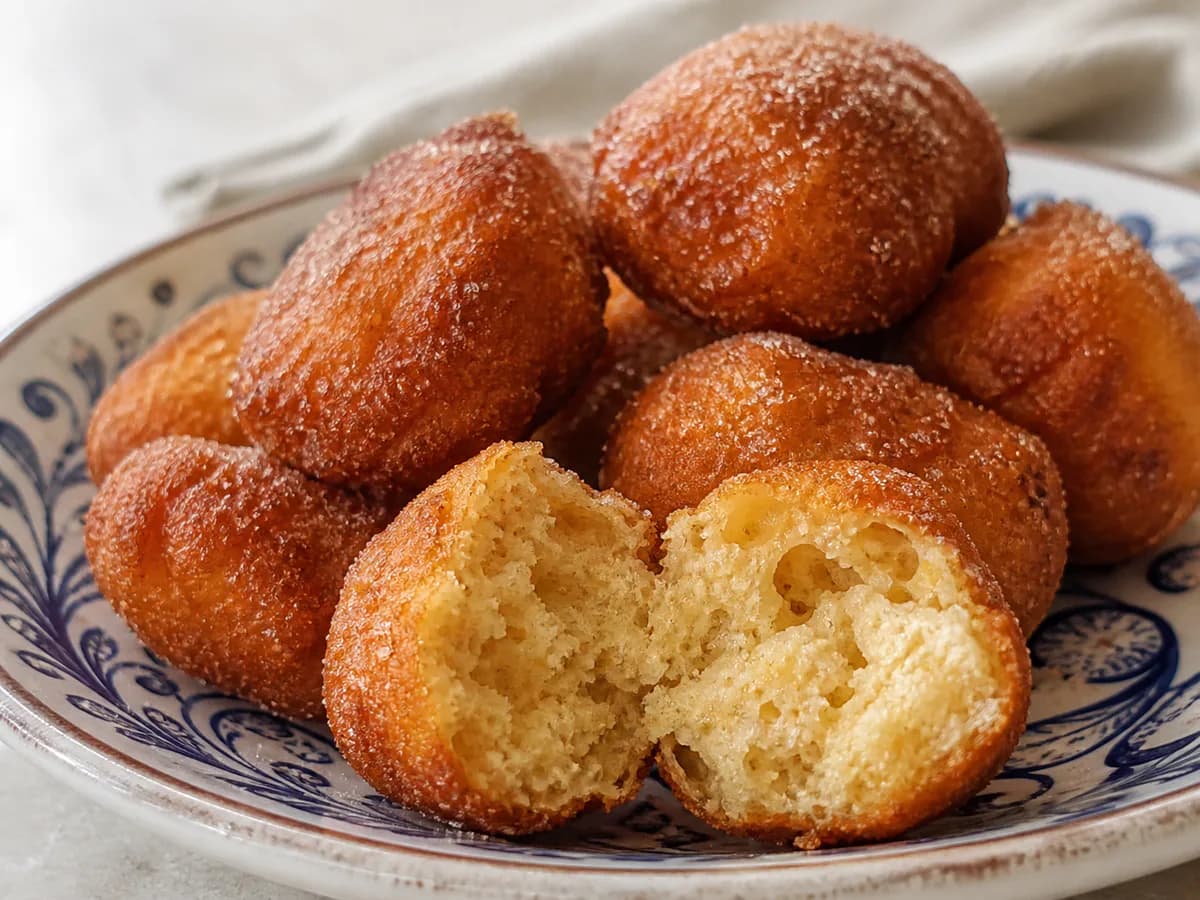 Pormenor de uma porção de Bolinhos de Cerelac