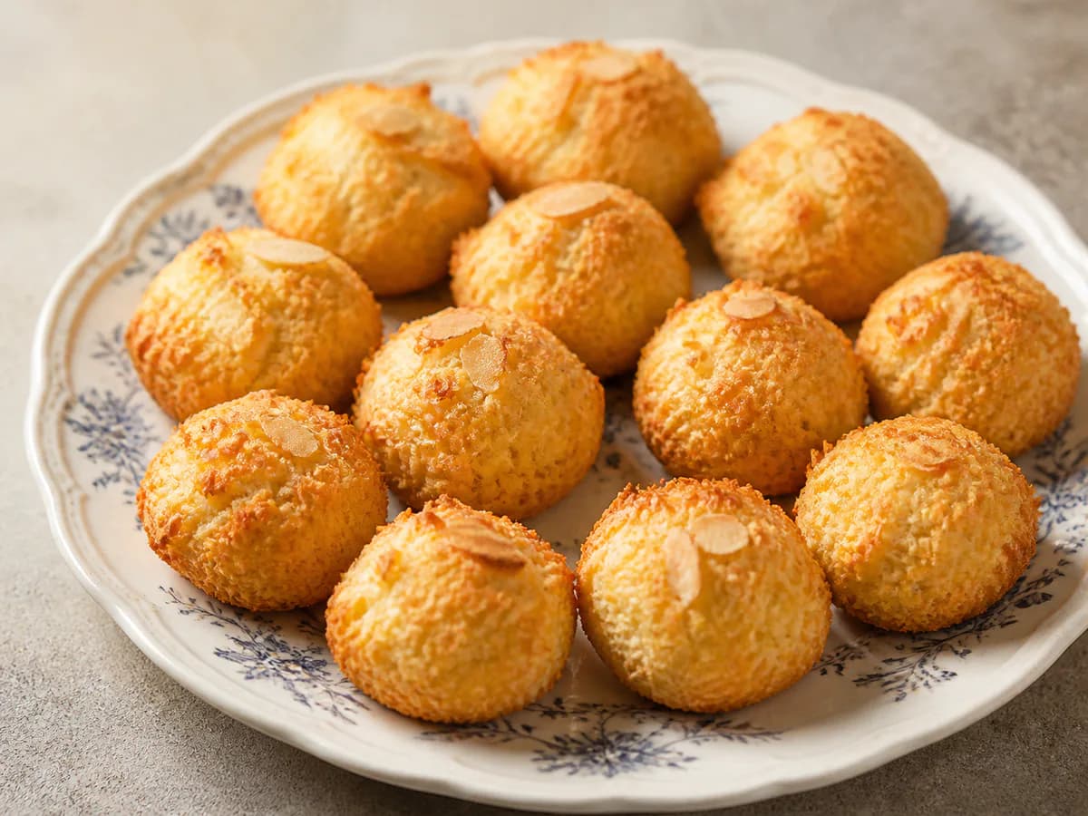 Bolinhos de Coco e Amêndoa