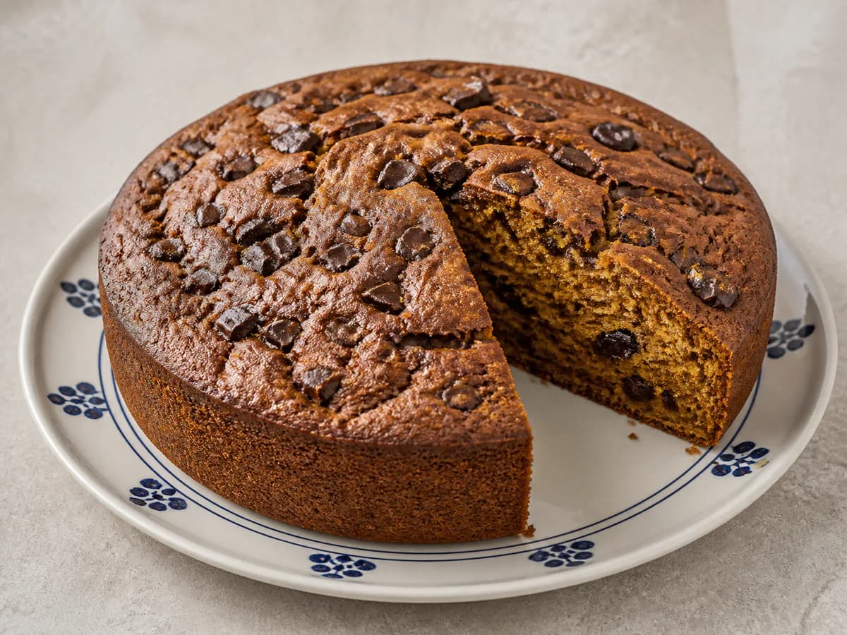 Bolo de Abóbora e Chocolate com Canela