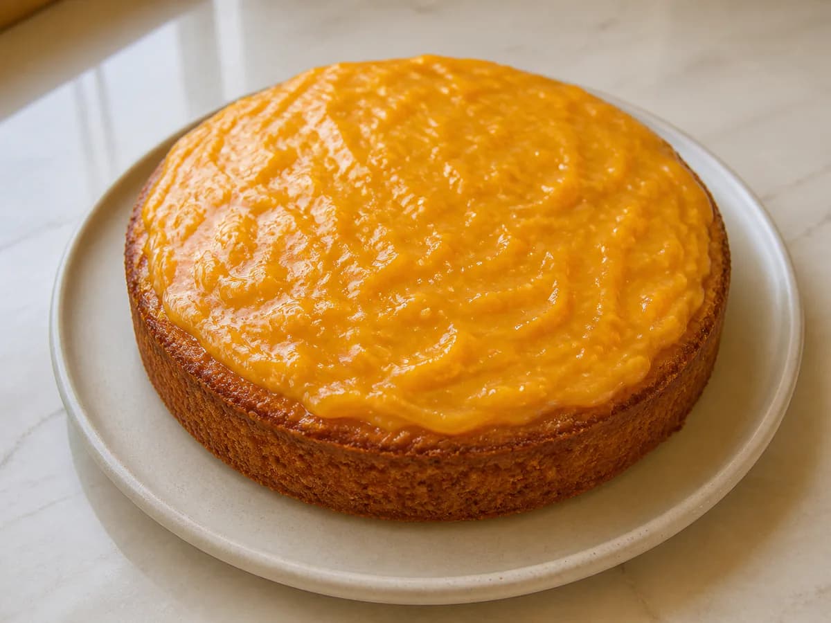 Bolo de Amêndoa com Ovos Moles