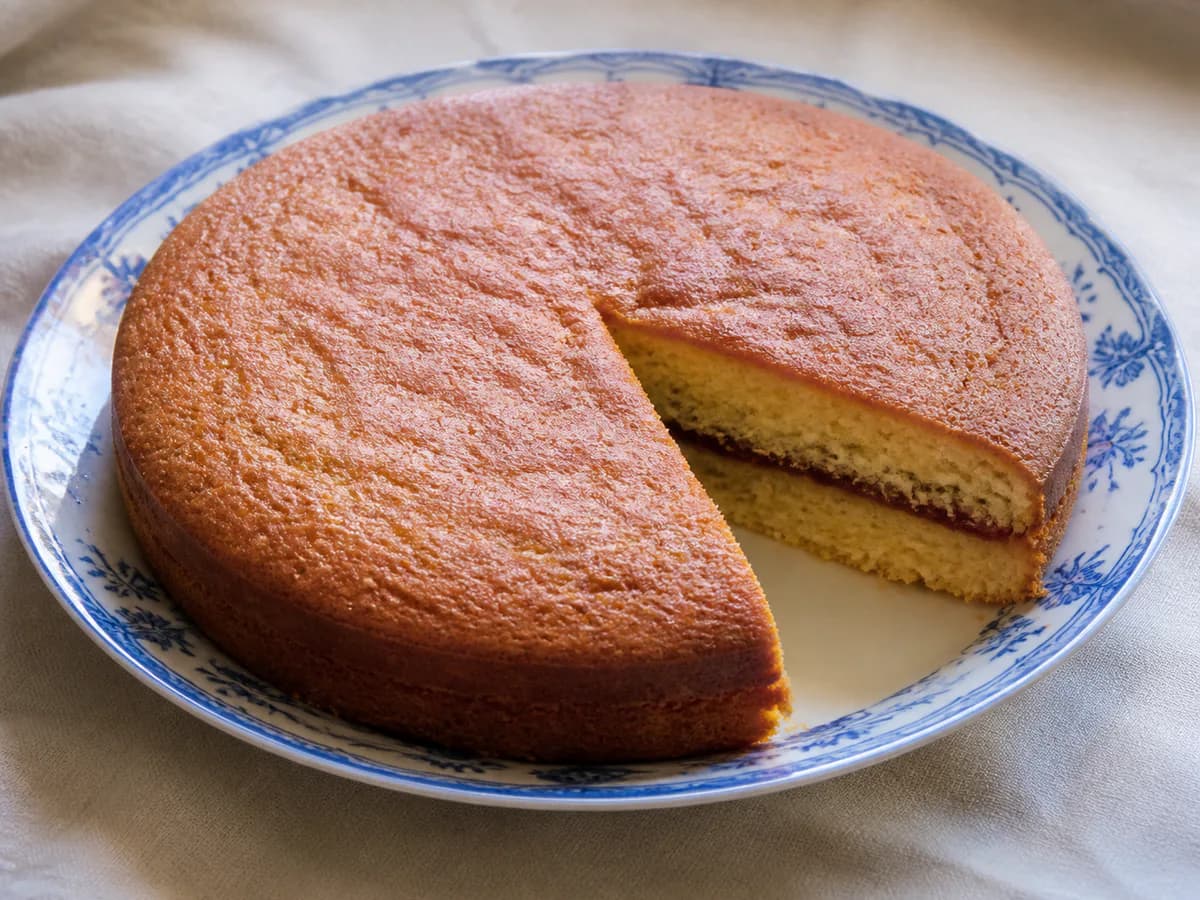 Bolo de Amêndoa com Recheio de Gila