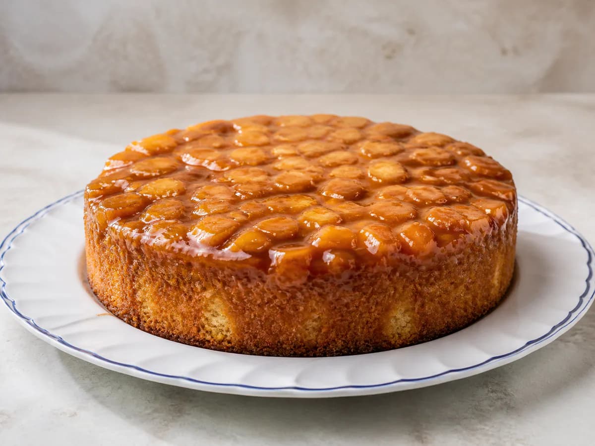 Bolo de Ananás e Caramelo