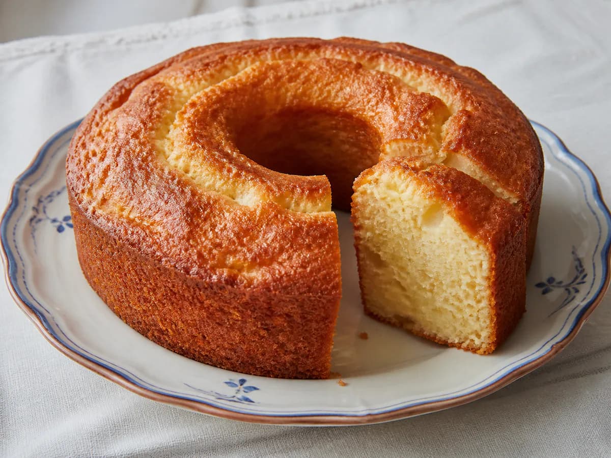 Bolo de Ananás e Iogurte com Sumo