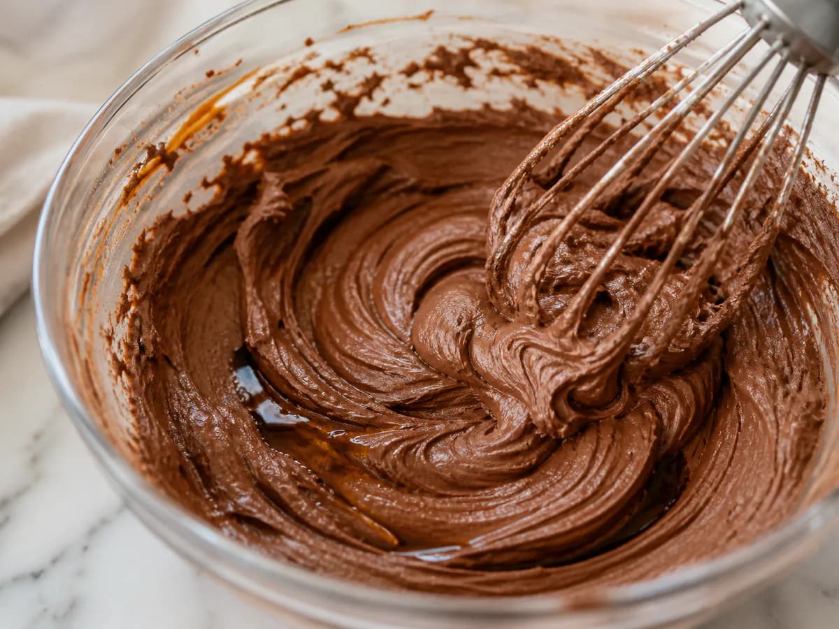 Preparação de Bolo de Aniversário de Chocolate com Kit Kat e M&M's durante a confeção