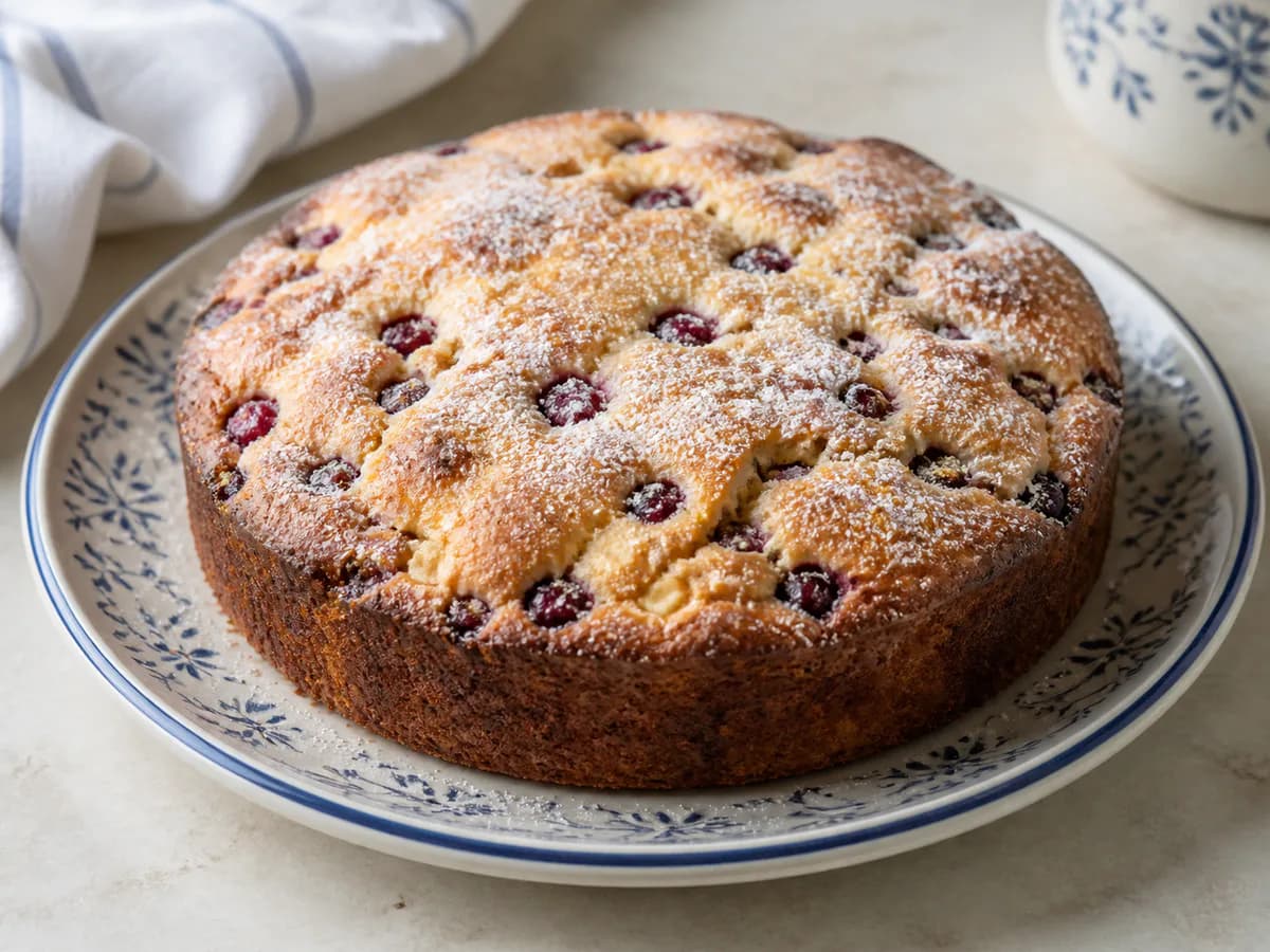 Bolo de Arandos com Chocolate Branco