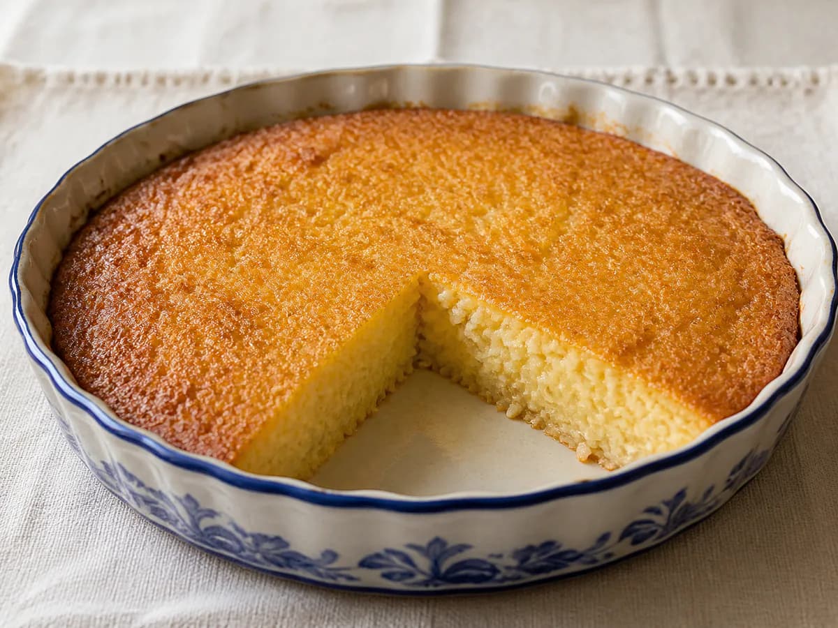 Bolo de Arroz Cozido com Limão