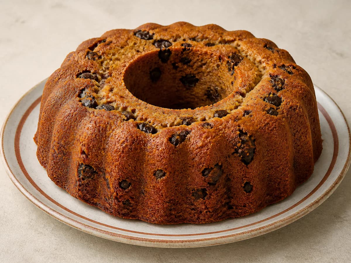 Bolo de Canela e Ameixa