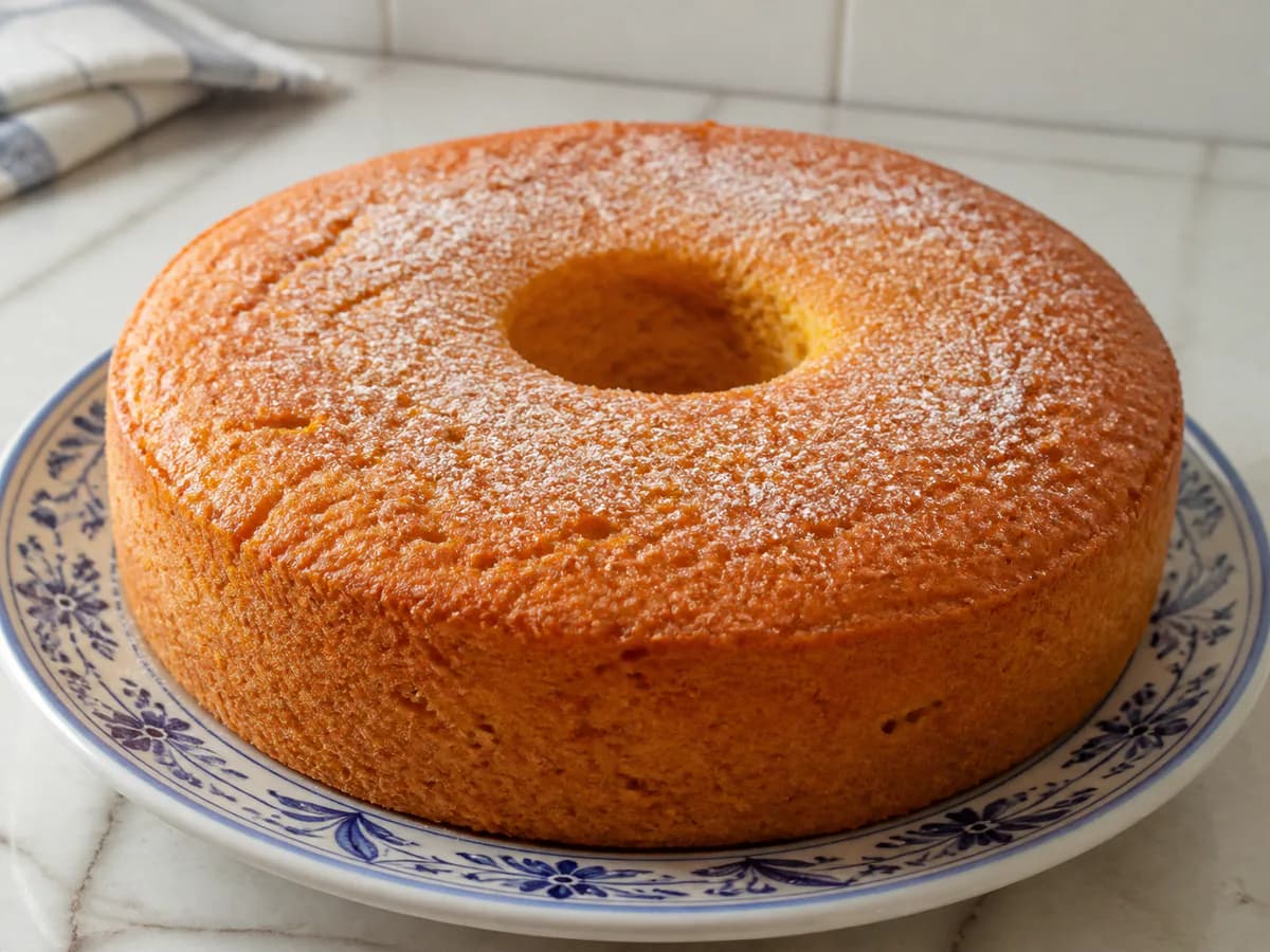 Bolo de Cenoura Natalício de Receita Fácil