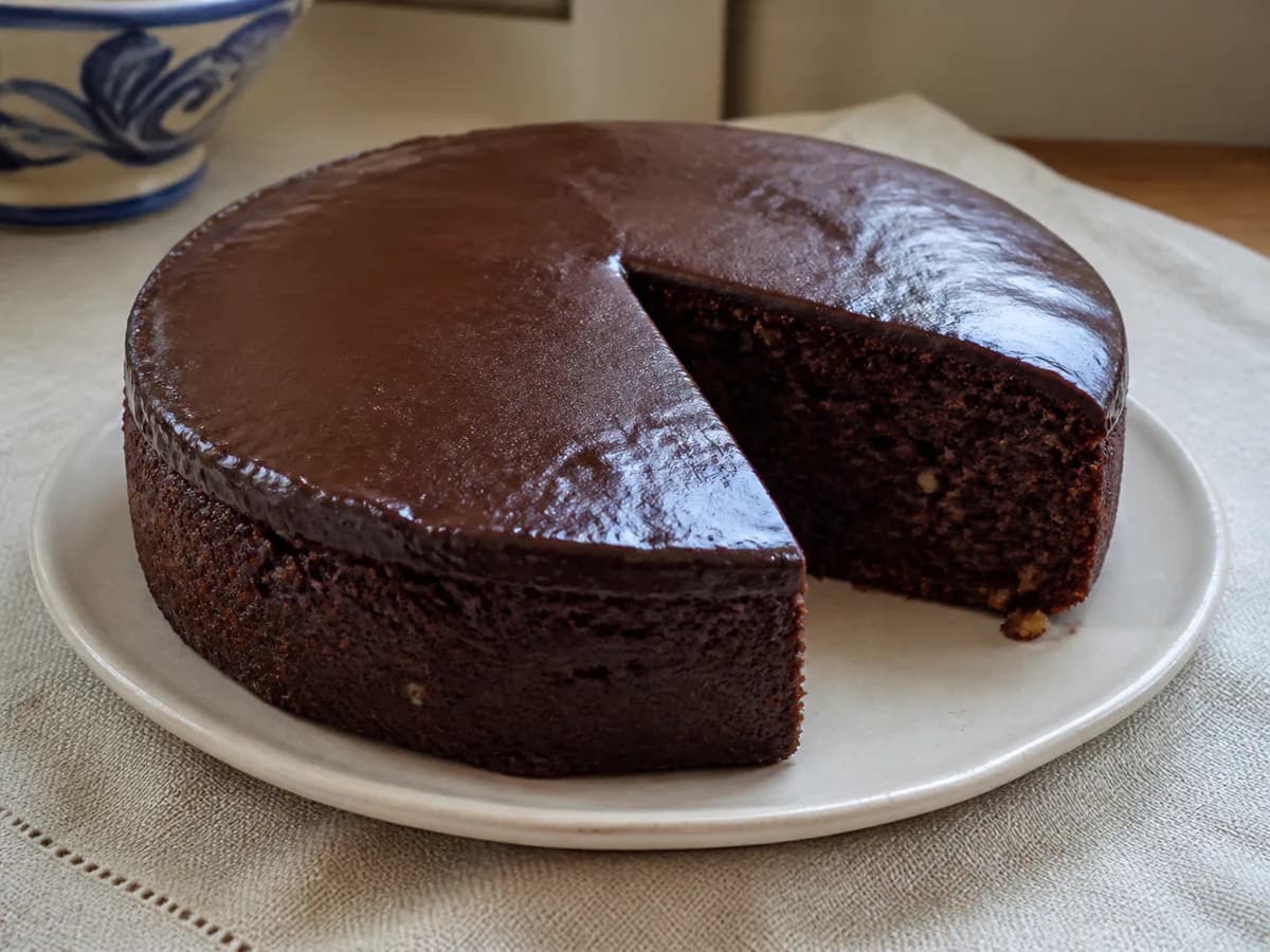 Bolo de Chocolate e Castanha