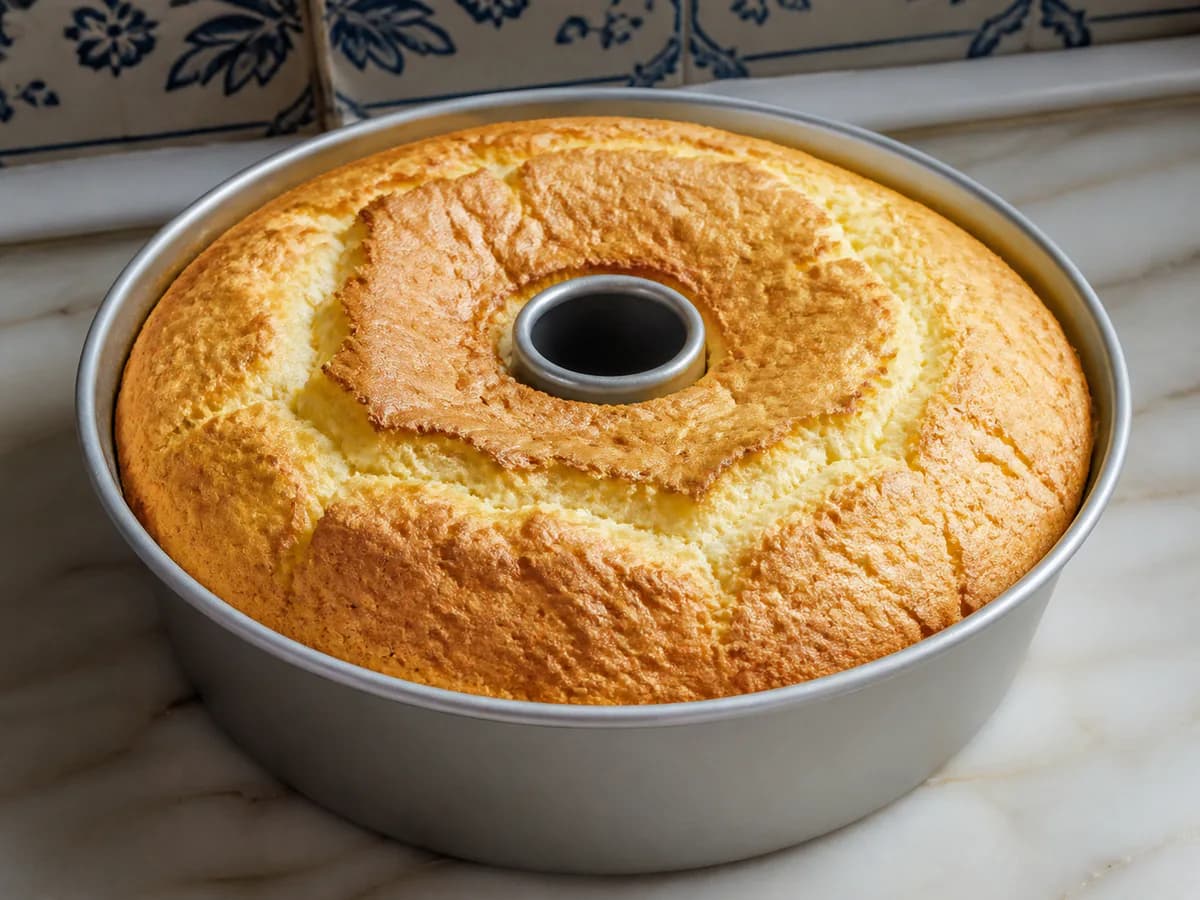 Bolo de Claras com Limão e Baunilha