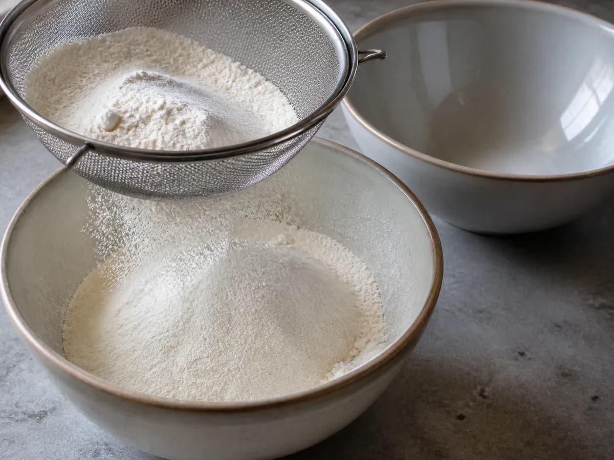 Preparação de Bolo de Coco à Antiga durante a confeção