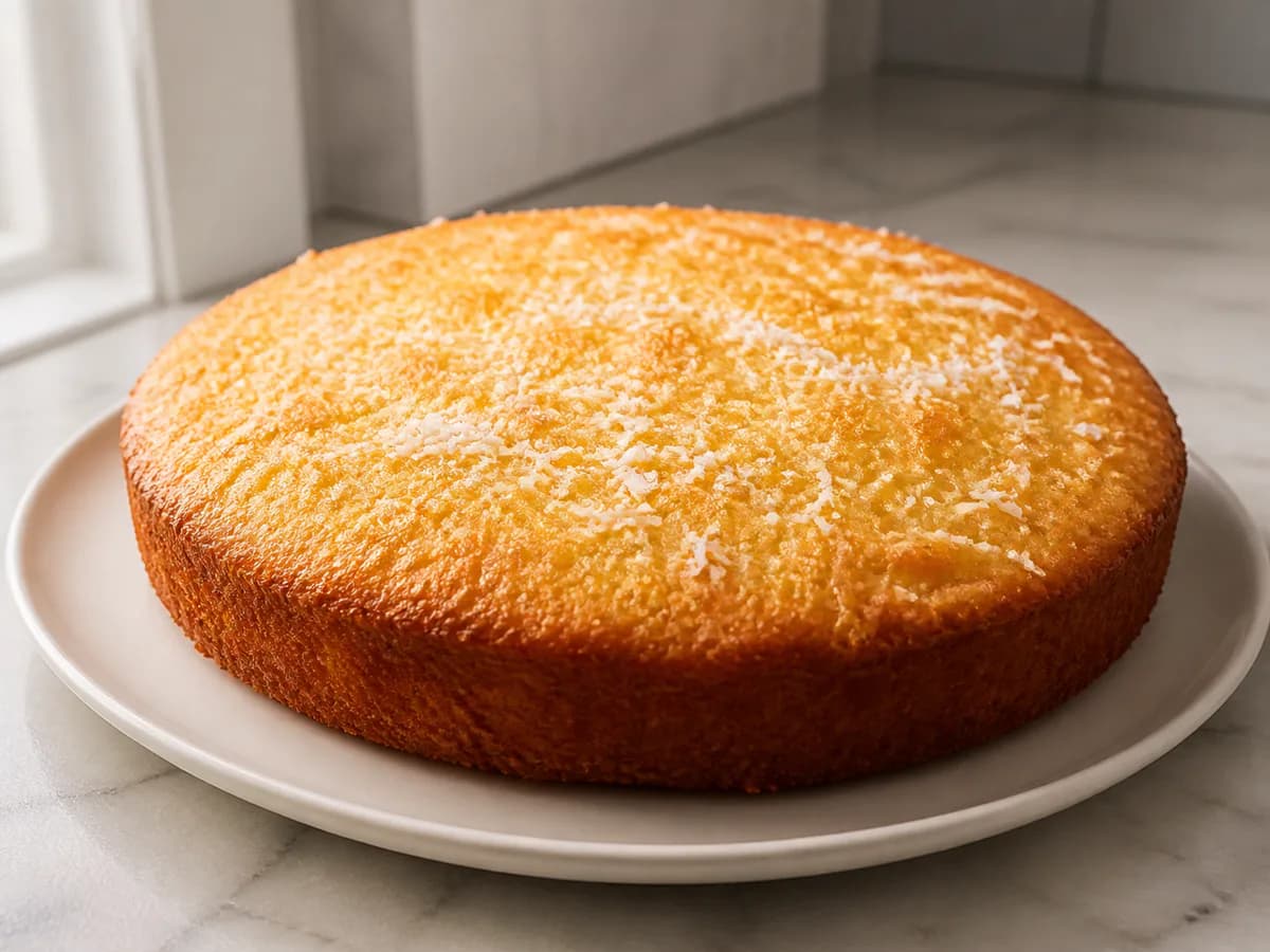 Bolo de Coco e Ananás