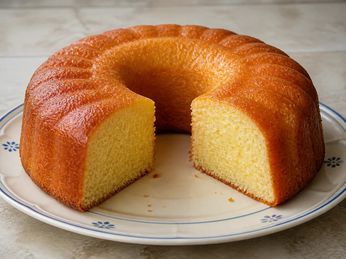 Bolo de Iogurte com Xarope de Limão
