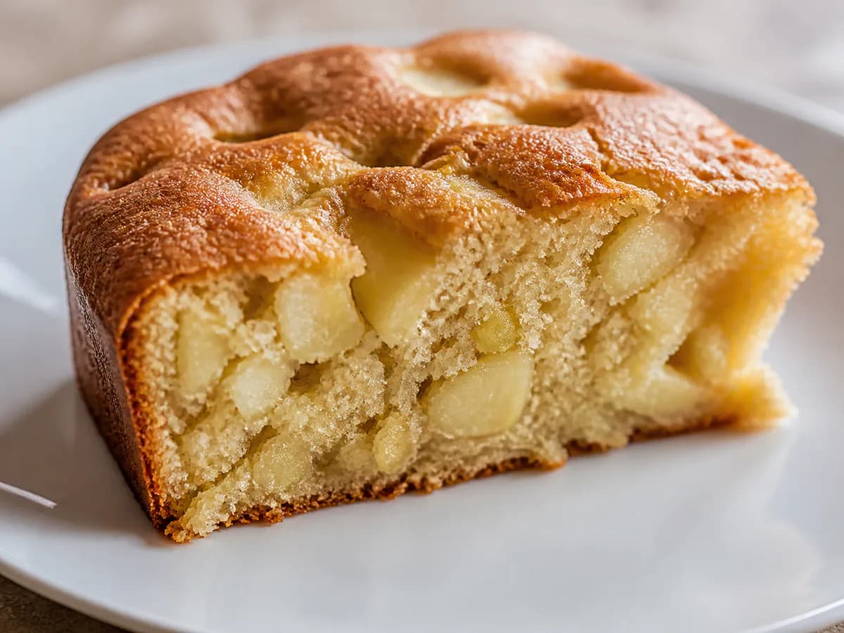 Bolo de Iogurte, Maçã e Mel