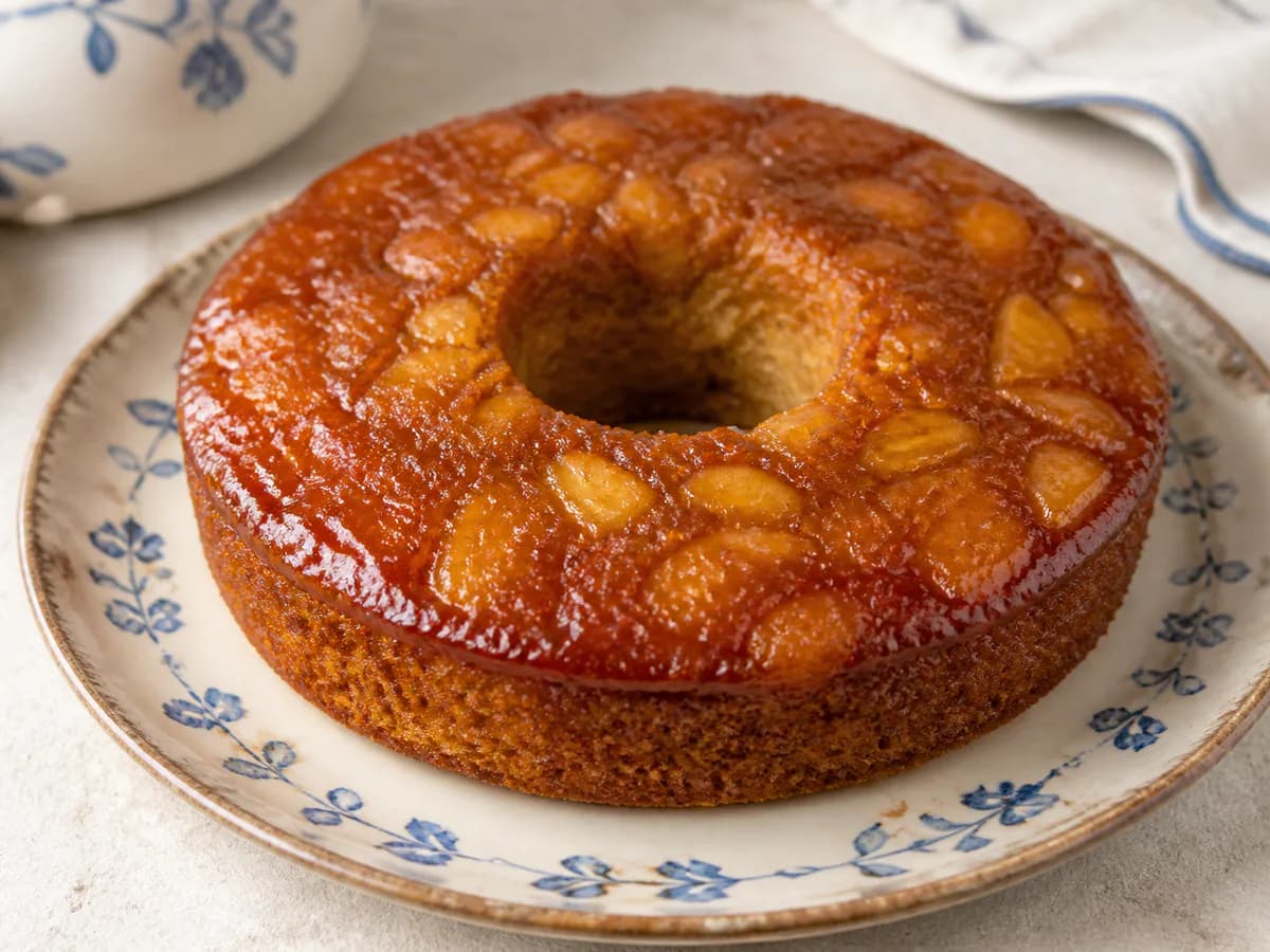 Bolo de Maçã e Caramelo com Bimby
