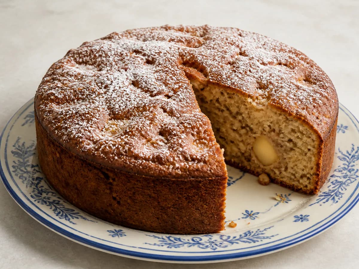 Bolo de Maçã e Nozes