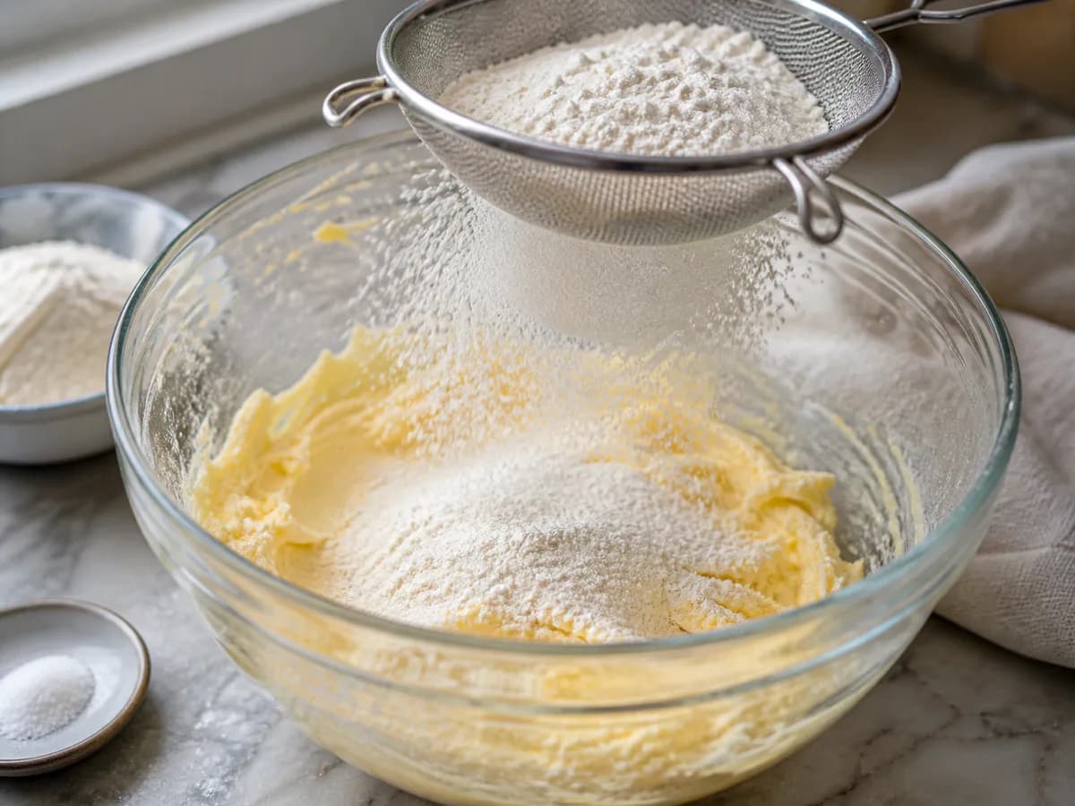 Preparação de Bolo de Manteiga durante a confeção