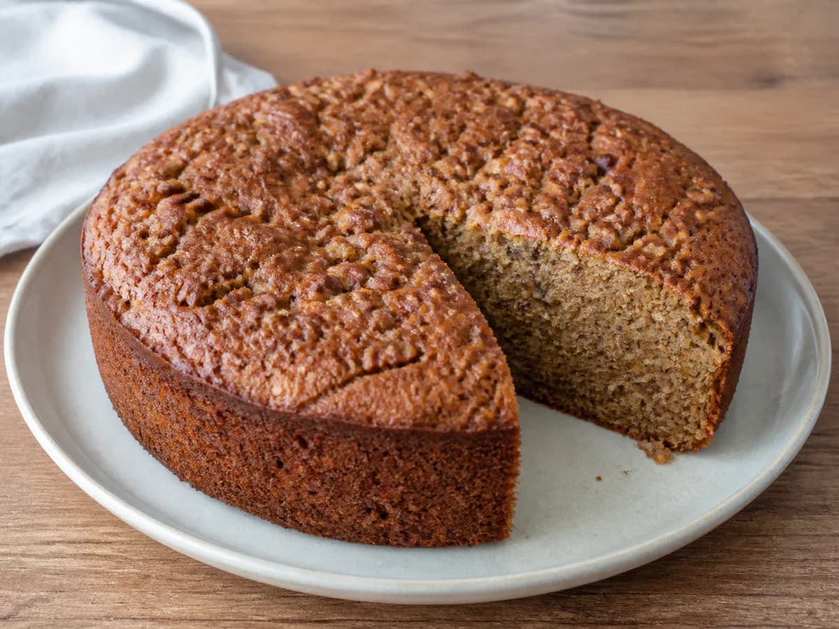 Bolo de Nozes e Café