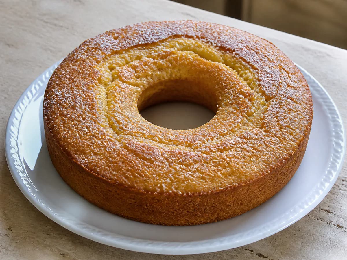 Bolo de Requeijão e Limão