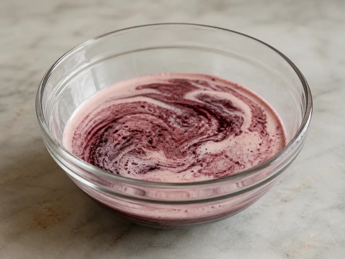 Preparação de Bolo de Vinho do Porto e Canela Bimby durante a confeção
