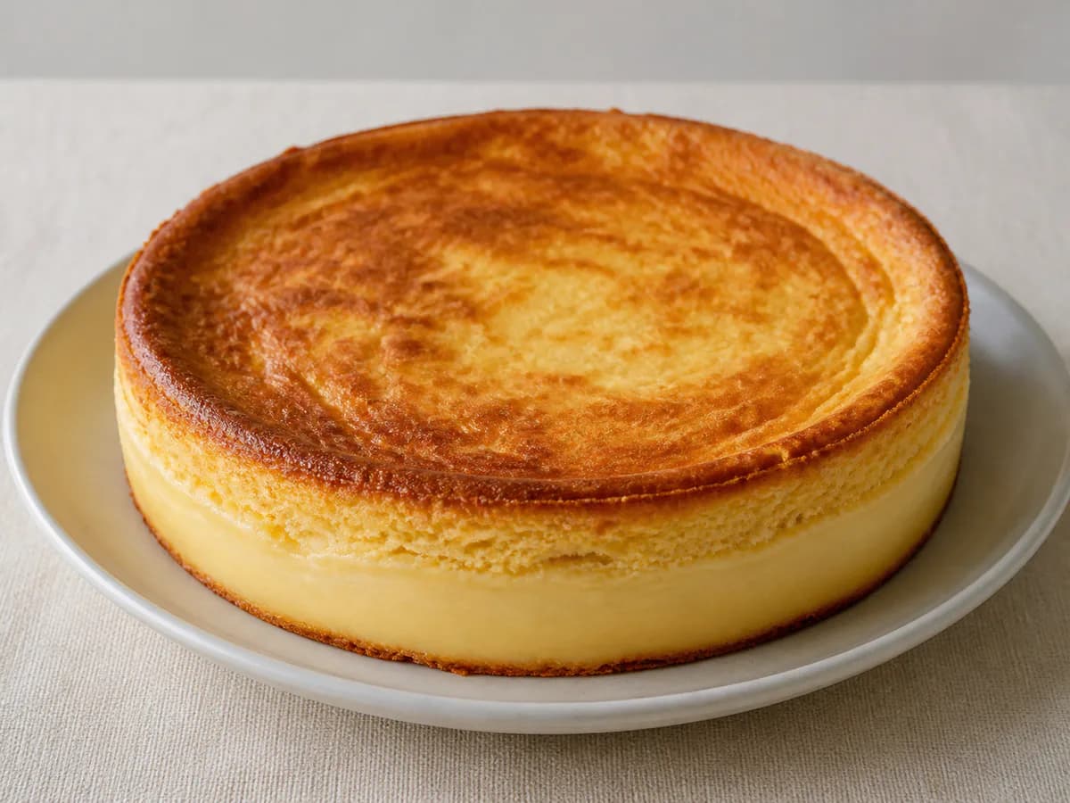 Bolo Mágico de Baunilha e Limão