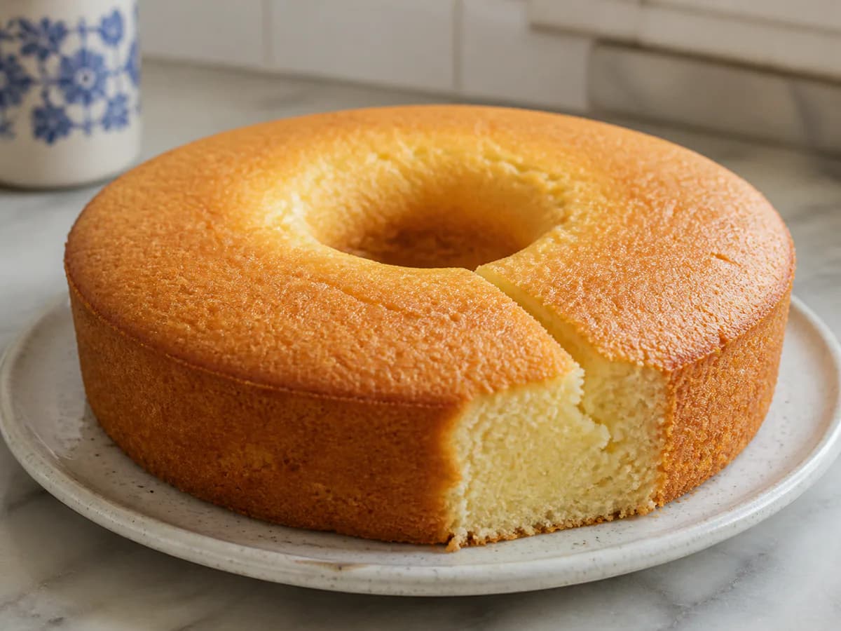 Bolo de Maizena Cremoso